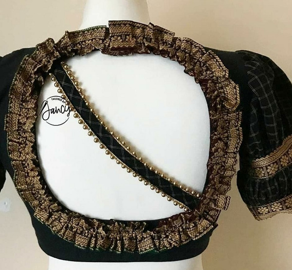 55 Trendy Blouse Back Neck Designs (New Models 2025)