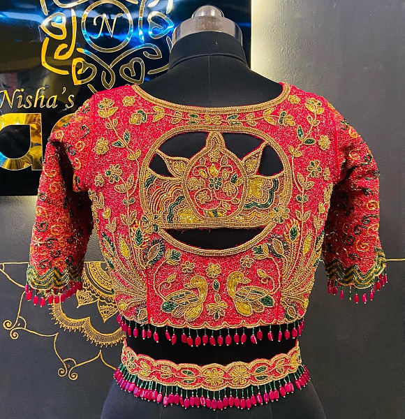 55 Trendy Blouse Back Neck Designs (New Models 2025)