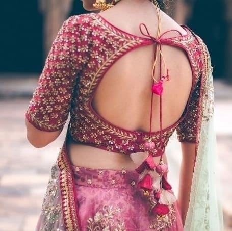 55 Trendy Blouse Back Neck Designs (New Models 2025)