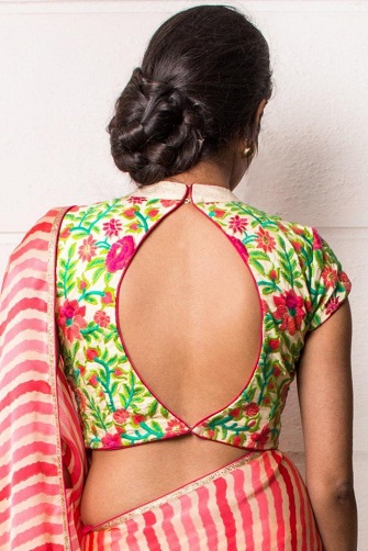 55 Trendy Blouse Back Neck Designs (New Models 2025)