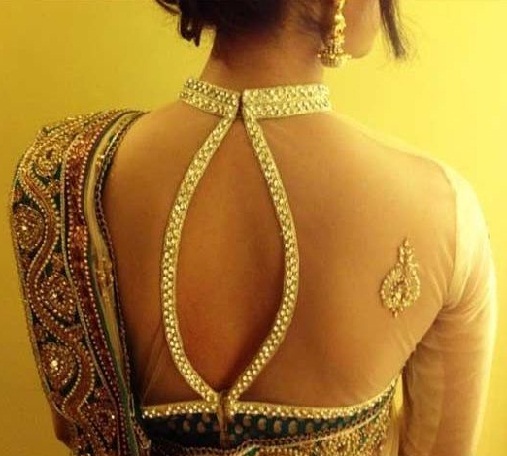 15 Stylish Blouse Designs with Border for Beautiful Look