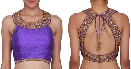 15 Stylish Blouse Designs with Border for Beautiful Look