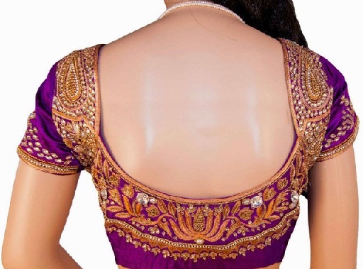 15 Stylish Blouse Designs with Border for Beautiful Look