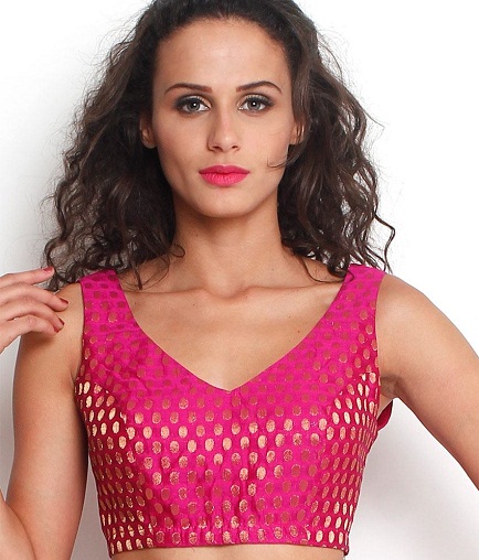 9 Modern Collection of Cotton Saree Blouse Neck Designs