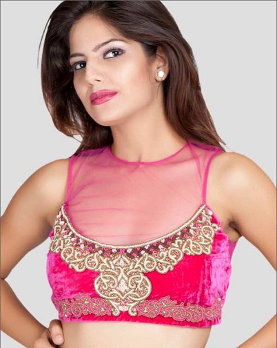 9 Modern Collection of Cotton Saree Blouse Neck Designs