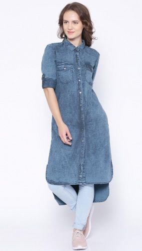 10 Trending Designs of Kurtis for Jeans for Modern Look