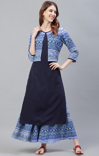 20 Latest Designs Of Plazo with Kurti For Woman in 2023