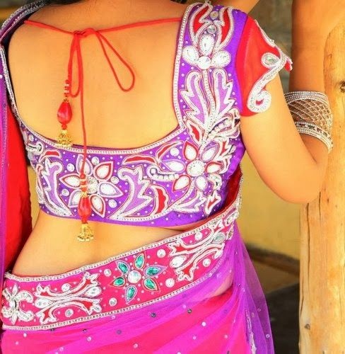 9 Beautiful Maggam Work Designs for Pattu Blouses with Images