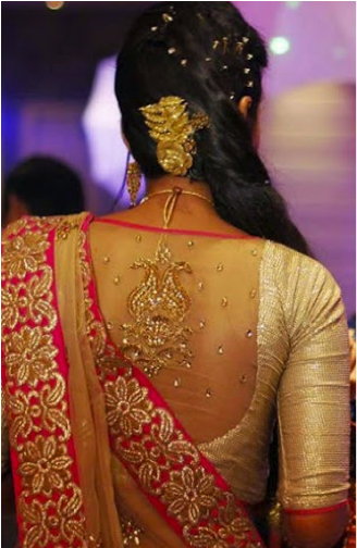 15 Traditional Blouse Back Neck Designs for Pattu Sarees | I Fashion Styles