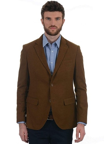 15 Classy Designs of Brown Blazers for Men and Women