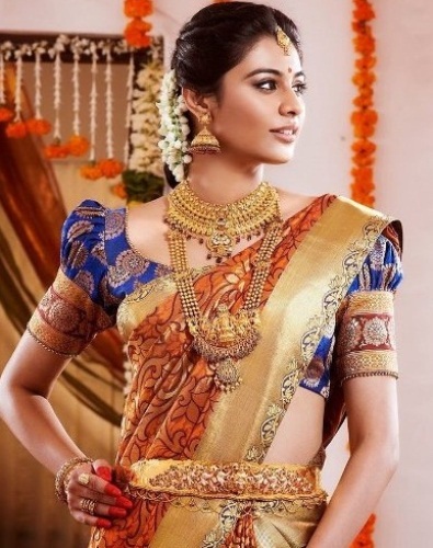 20 South Indian Style Designer Blouse Designs for Sarees
