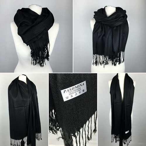 9 Latest Styles of Black Scarves For Ladies In India