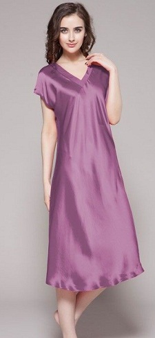 9 Beautiful Designs of Silk Nighties For Women in Trend
