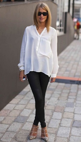 15 New Collection of White Colour Tops for Women