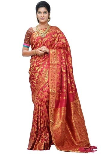 30 Latest Collection of Uppada Sarees That Will Gives A Regal Look