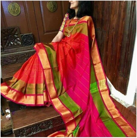 30 Latest Collection of Uppada Sarees That Will Gives A Regal Look