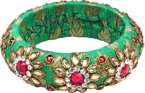 9 Stylish Designs of Green Bangles for Any Special Occasion