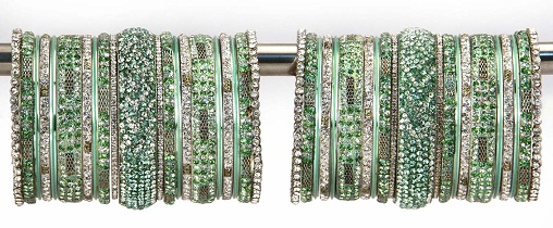 9 Stylish Designs of Green Bangles for Any Special Occasion