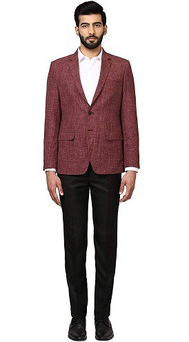 15 Trendy Designs of Maroon Blazers for Men and Women
