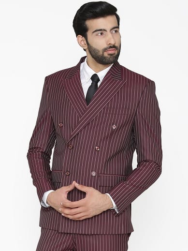 15 Trendy Designs of Maroon Blazers for Men and Women