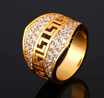 9 Beautiful Big Sized Gold Rings for Men and Women