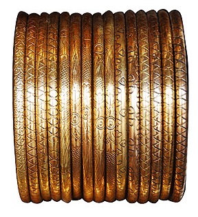 9 Attractive Designs in Brass Bangles for Men and Women