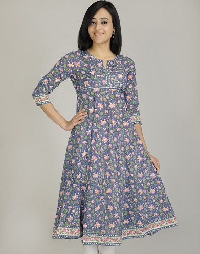 Frock Style Kurtis for Women - Try This 15 Beautiful Collection