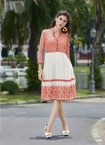 Frock Style Kurtis for Women - Try This 15 Beautiful Collection