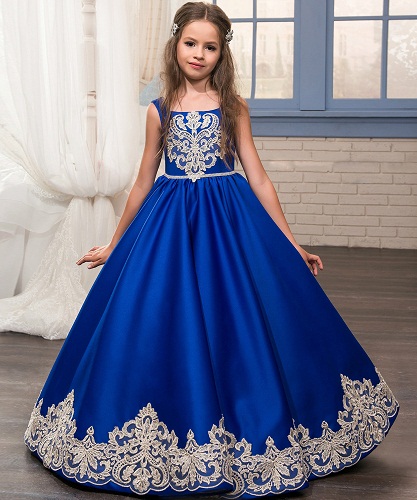9 Beautiful Designs of Blue Colour Frocks for Women and Girls