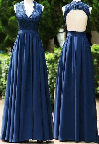 9 Beautiful Designs of Blue Colour Frocks for Women and Girls