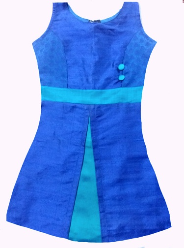 9 Beautiful Designs of Blue Colour Frocks for Women and Girls