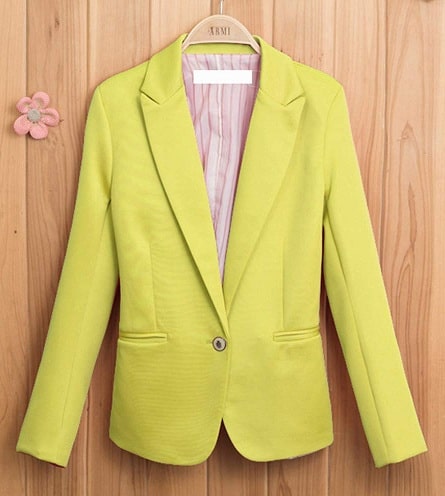 15 Trendy Designs of Yellow Blazers for Women and Men