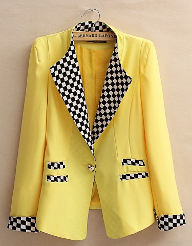 15 Trendy Designs of Yellow Blazers for Women and Men