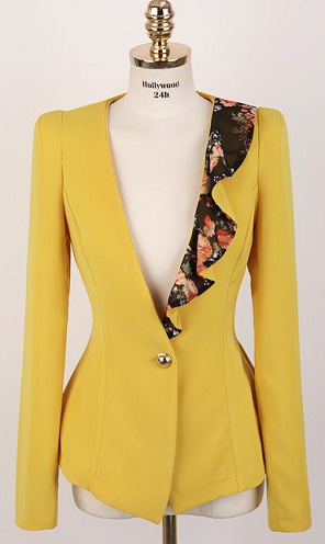 15 Trendy Designs of Yellow Blazers for Women and Men