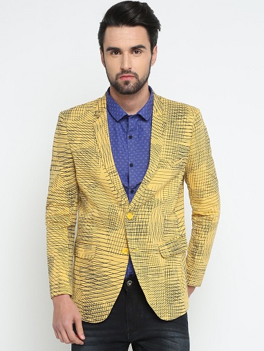 15 Trendy Designs of Yellow Blazers for Women and Men