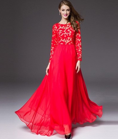 15 Stylish Designs of Red Frocks for Stunning Look