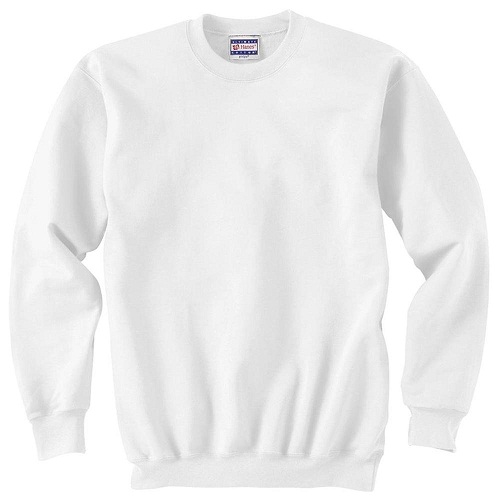 10 New Styles of White Sweatshirts for Gents and Ladies