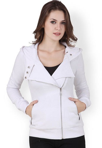 10 New Styles of White Sweatshirts for Gents and Ladies