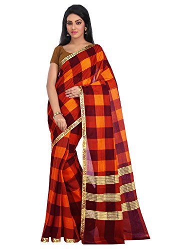 10 New Collection of Checked Sarees for Glamorous Look