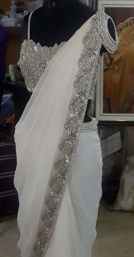 10 Trending Designs Of Zardosi Sarees For Royal Look