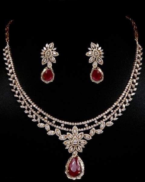 25 Beautiful Diamond Necklace Designs - New Collection