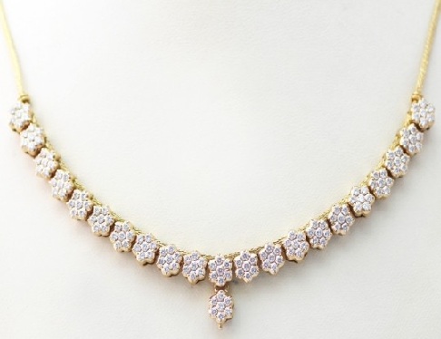 25 Beautiful Diamond Necklace Designs - New Collection