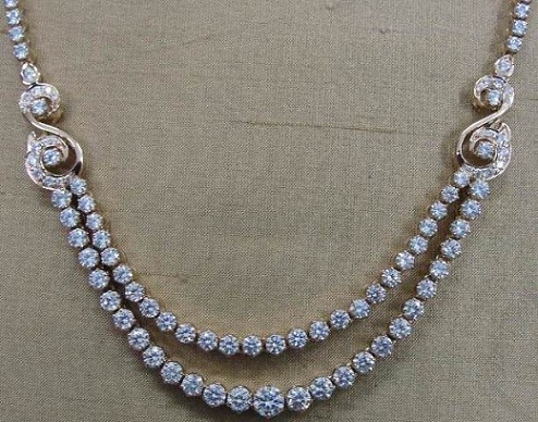 25 Beautiful Diamond Necklace Designs - New Collection