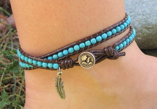 9 Trending Designs of Beaded Anklets in Different Metals