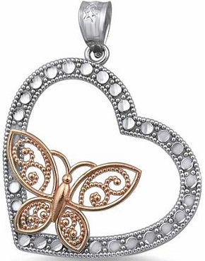 9 Stunning and Trendy Butterfly Pendant Designs with Images