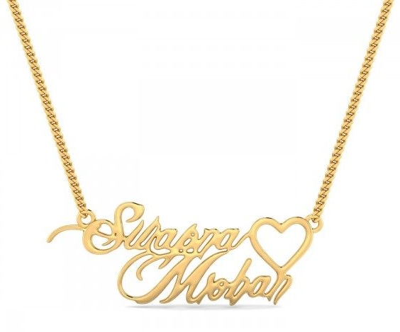 20 New Collection of Name Locket Designs For Men And Women