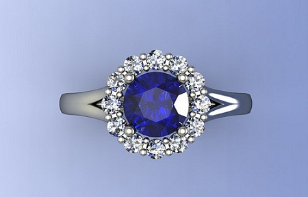 Blue Diamond Jewellery - 15 Beautiful and Trendy Designs