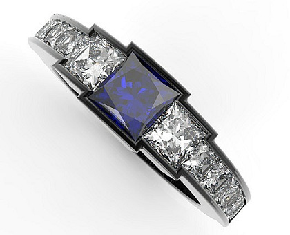 Blue Diamond Jewellery - 15 Beautiful and Trendy Designs