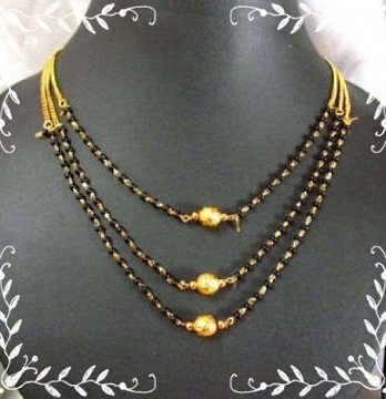 9 Latest Black Beads Mangalsutra Designs for Traditional Look