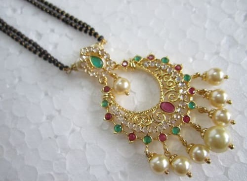 9 Latest Black Beads Mangalsutra Designs for Traditional Look